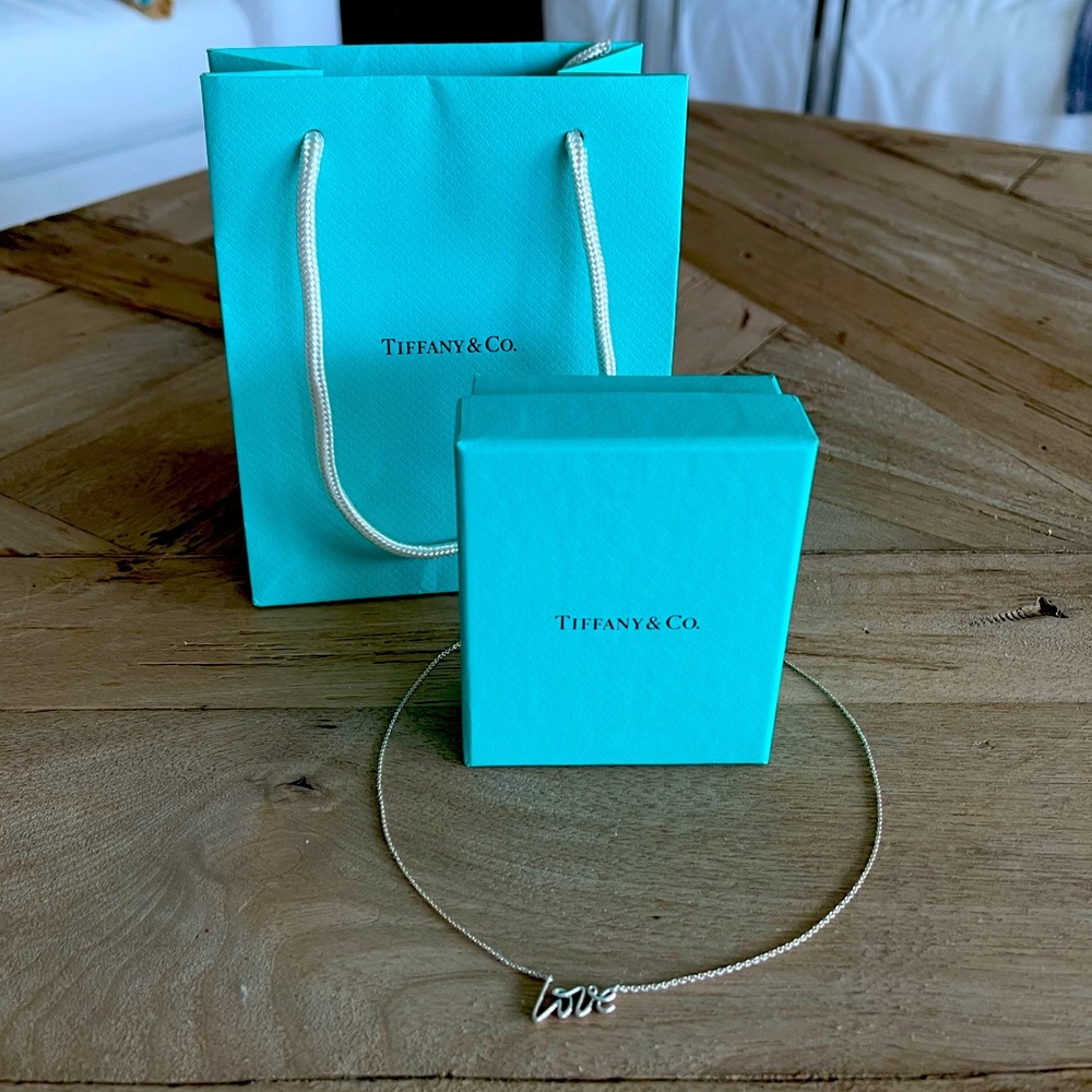 Tiffany & Co. “Love” pendant necklace.